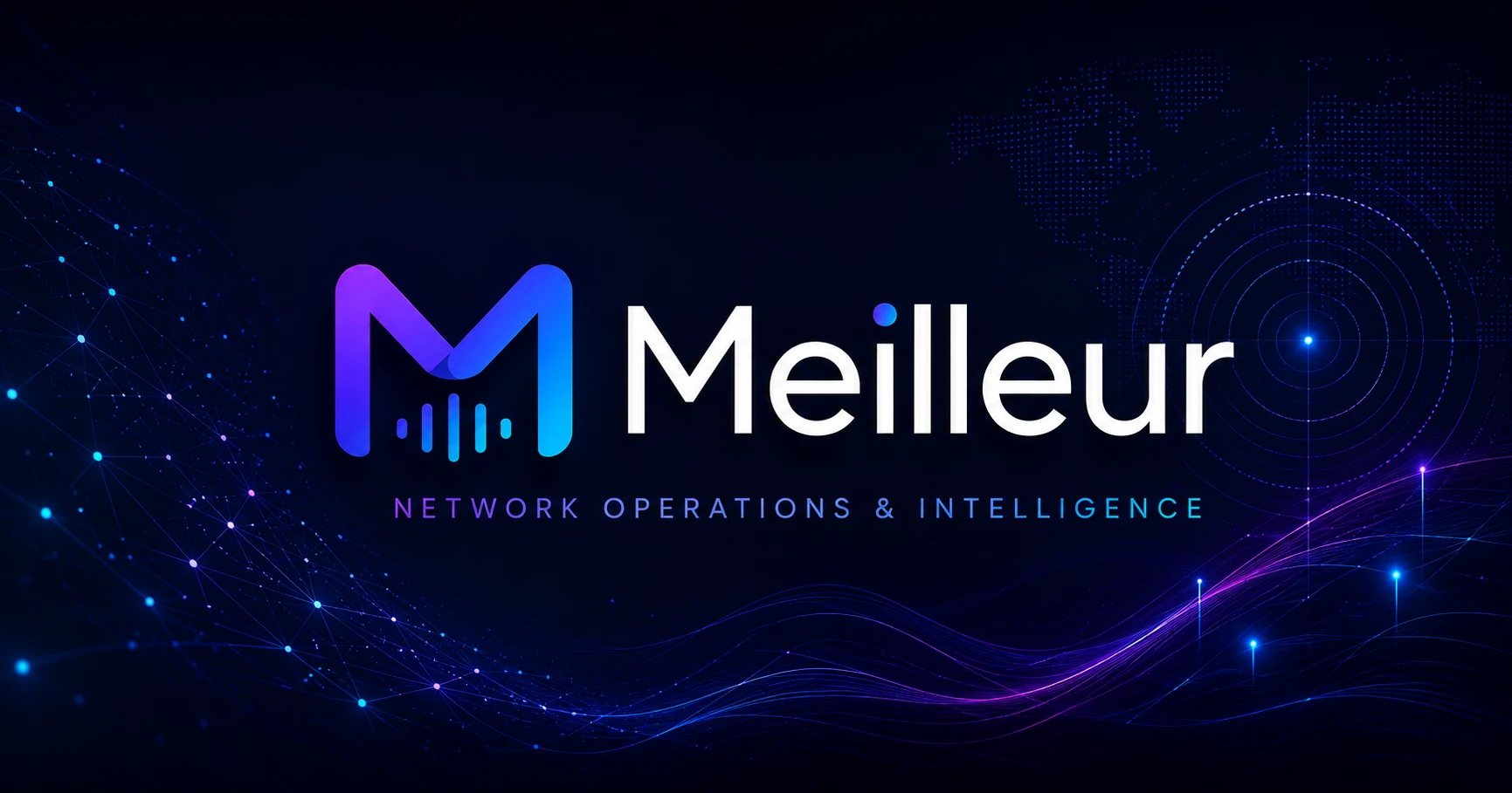 Meilleur Netzwerkvisualisierung mit globalen Verbindungen und Signalwellen